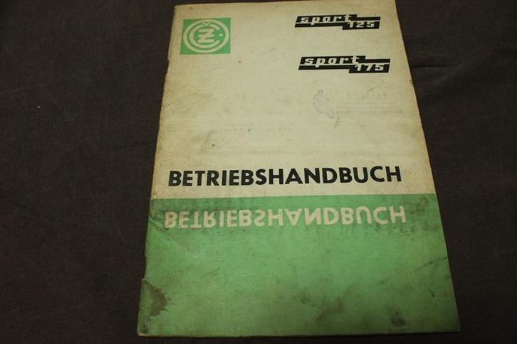 CZ 125cc 175cc Sport 1971 typ 476 477 betriebs handbuch, Motoren, Handleidingen en Instructieboekjes, Overige merken, Ophalen of Verzenden