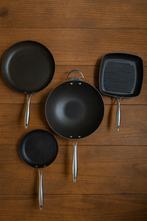 Pannenset Scanpan Pro Iq, Huis en Inrichting, Ophalen of Verzenden, Zo goed als nieuw, Rvs, Pannenset