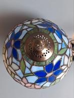 Prachtige tafellamp glas in lood Tiffany stijl 35 x 21 cm, Antiek en Kunst, Ophalen of Verzenden