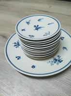 Antieke gebakset Petrus Regout decor Riva., Antiek en Kunst, Antiek | Servies los, Ophalen of Verzenden
