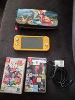Nintendo Switch Lite + Games + Case, Muziek, Gebruikt, 1 speler, Ophalen of Verzenden