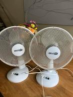 2 Termozeta Ventilatoren - Wit - 3 Snelheden, Ophalen of Verzenden, Gebruikt, Tafelventilator
