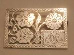 Oude Indische Broche 800 zilver met initialen, Ophalen of Verzenden, Zilver, Broche