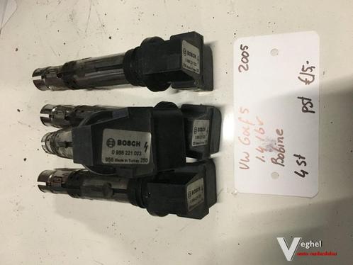 Vw Golf 5 1.4 16v 2005 Bobine 4 stuks per stuk €15, Auto-onderdelen, Motor en Toebehoren, Gebruikt, Ophalen of Verzenden