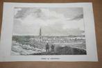 Antieke gravure - Gezicht op Amersfoort - 1841 !!, Ophalen of Verzenden