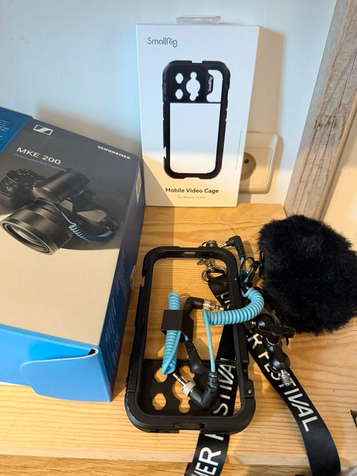 SmallRig iPhone 14 Pro Video Cage, Telecommunicatie, Mobiele telefoons | Hoesjes en Frontjes | Apple iPhone, Zo goed als nieuw