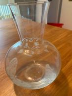 Glazen geslepen vaasje, Antiek en Kunst, Antiek | Glas en Kristal, Ophalen of Verzenden