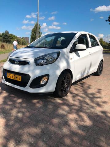 Kia Picanto 1.0 Cvvt 5-DRS 2012 Wit. Airco-Trekh-inruil mog. beschikbaar voor biedingen