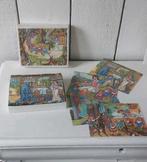 Vintage blokkenpuzzel sneeuwwitje snowwhite 7 dwergen, Ophalen of Verzenden, Gebruikt