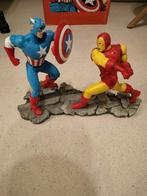 Marvel captain America vs iron man, Kinderen en Baby's, Speelgoed | Actiefiguren, Ophalen of Verzenden, Zo goed als nieuw