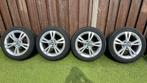 17 inch velgen met Michelin banden., Auto-onderdelen, Banden en Velgen, 17 inch, Band(en), Zomerbanden, 205 mm