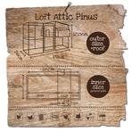 Nieuw Woodland kippenhok Loft Attic Pinus, Ophalen of Verzenden, Nieuw, Kippenhok of Kippenren