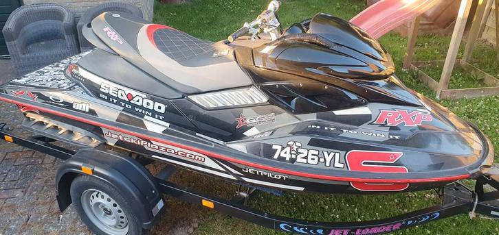Seadoo RXP 215 2008 met Jetloader en afdekhoes,5x sleutel, Watersport en Boten, Jetski's en Waterscooters, Gebruikt, 200 pk of meer