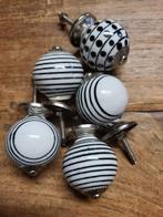 5 mooie porselein knoppen, Antiek en Kunst, Curiosa en Brocante, Ophalen of Verzenden