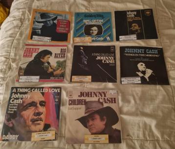 12x Johnny cash vinyl 7" inch  - 45Rpm 