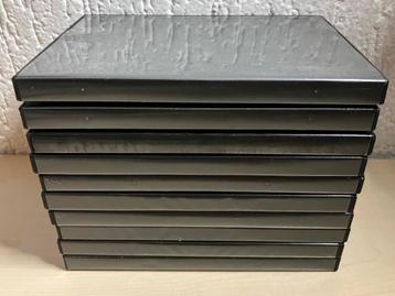 10 lege DVD hoesjes, zwart beschikbaar voor biedingen