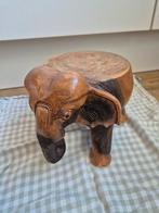 Olifantenkrukje Hout Bloempotstandaard, Tuin en Terras, Overige materialen, Rond, Ophalen of Verzenden, Minder dan 40 cm