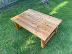 Mooie houten salontafel 120x78 cm, Minder dan 50 cm, Rechthoekig, Ophalen of Verzenden, Zo goed als nieuw