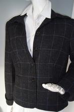 KLASIEK WOLLEN JAS THE BARN MT 44, Kleding | Dames, Verzenden, Maat 42/44 (L), Zo goed als nieuw, Grijs