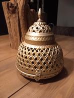 Riverdale Kandelaar Goudkleurig Metaal, Huis en Inrichting, Woonaccessoires | Kandelaars en Kaarsen, Beige, Ophalen of Verzenden