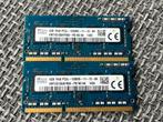 SK Hynix 2 x 4GB 1Rx8 PC3L-12800S-11-12-B4 | DDR3 geheugen, Gebruikt, Ophalen of Verzenden, Laptop, DDR3