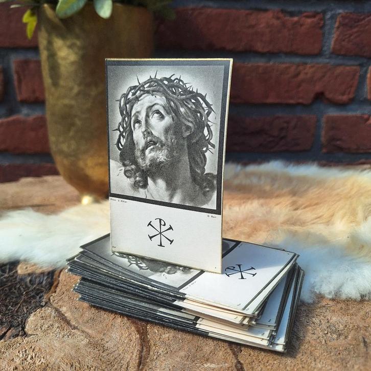 Nieuwe maar wel vintage bidprentjes 'Christus/ Jezus', Verzamelen, Bidprentjes en Rouwkaarten, Bidprentje, Ophalen of Verzenden