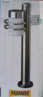 nieuwe RVS buitenlantaarn merk:Massive, Minder dan 50 watt, Wandlamp, Nieuw, Ophalen of Verzenden