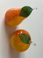 Design glazen Appel en peer Samen €45, Antiek en Kunst, Ophalen of Verzenden