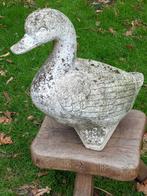 Antiek tuinbeeld eend, 38 cm hoog, Tuin en Terras, Tuinbeelden, Ophalen, Zo goed als nieuw