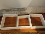 Wandplanken set wit - decoratief, Ophalen of Verzenden, Gebruikt
