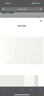 6 IKEA Selsviken deur-/ladefronten hoogglans wit (60x38 cm), Doe-het-zelf en Verbouw, Deuren en Horren, Ophalen of Verzenden, Zo goed als nieuw