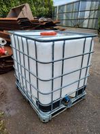 Schoon IBC vat voor bijv. wateropslag, Ophalen, Kunststof, Gebruikt, Met kraantje