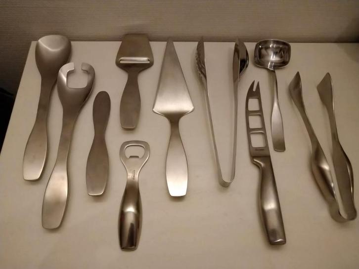 Hackman Sorsakoski tien verschillende serveer/bestekset, Huis en Inrichting, Keuken | Bestek, Ophalen of Verzenden