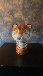 Tijger vaas, Huis en Inrichting, Woonaccessoires | Vazen, Ophalen of Verzenden, Zo goed als nieuw