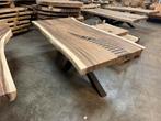 Unieke boomstam eettafel suarhout massief met mozaïek nieuw, Huis en Inrichting, Tafels | Eettafels, Ophalen, Vijf personen of meer