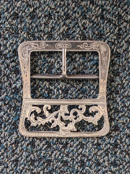 Sterling Zilver Gesp - Engeland - 1911, Antiek en Kunst, Antiek | Goud en Zilver, Zilver, Ophalen of Verzenden