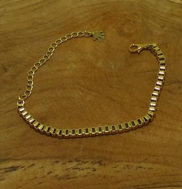 goudkleurige Venetiaanse armband en Hamsa handje 24 cm beschikbaar voor biedingen