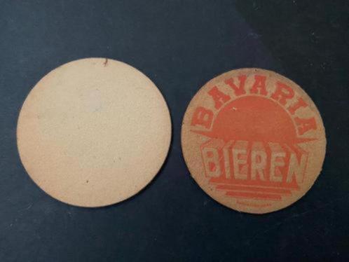 Bavaria bierviljs jaren 50 en boekbier., Verzamelen, Biermerken, Gebruikt, Viltje(s), Bavaria, Ophalen of Verzenden