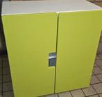Stuva kast met groene deuren, Huis en Inrichting, Kasten | Kledingkasten, Zo goed als nieuw, Minder dan 100 cm, 25 tot 50 cm, 50 tot 100 cm
