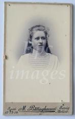 cdv tienermeisje Amsterdam 1890's, Gebruikt, Foto, Voor 1940, Verzenden