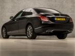 Mercedes-Benz C-Klasse 180 Sport 157Pk Automaat (GROOT NAVI,, Automaat, Leder en Stof, Zwart, 1595 cc