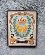 Cloisonné Westraven* wandtegeltje Je Maintendrai 1898–1948, Antiek en Kunst, Antiek | Wandborden en Tegels, Verzenden