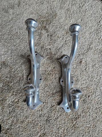 2 Zware Metalen Kapstokhaken - 30cm beschikbaar voor biedingen