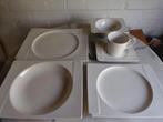 Tarrington House servies set, wit, Huis en Inrichting, Ophalen, Zo goed als nieuw, Bord(en), Overige stijlen