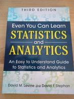 Even You Can Learn Statistics and Analytics, Ophalen of Verzenden, Beta, Zo goed als nieuw, HBO