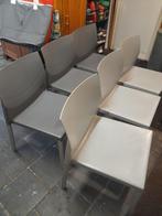 6 Leolux kunststof eetkamerstoelen, Huis en Inrichting, Stoelen, Ophalen, Kunststof, Gebruikt, Tijdloos