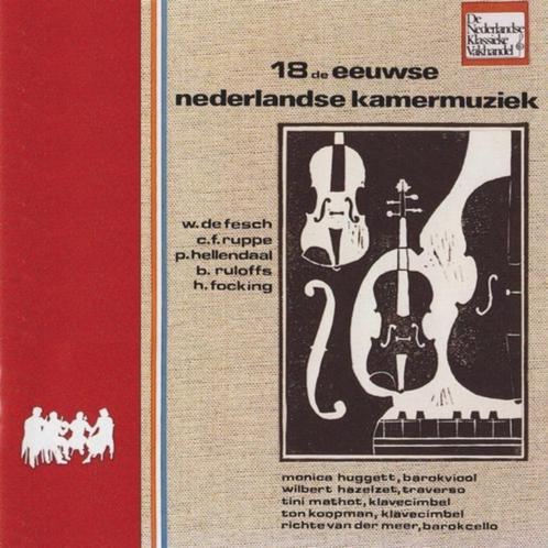 18de Eeuwse Nederlandse KamermuziekHuggett/Hazelzet/Mathot, Cd's en Dvd's, Cd's | Klassiek, Zo goed als nieuw, Kamermuziek, Barok