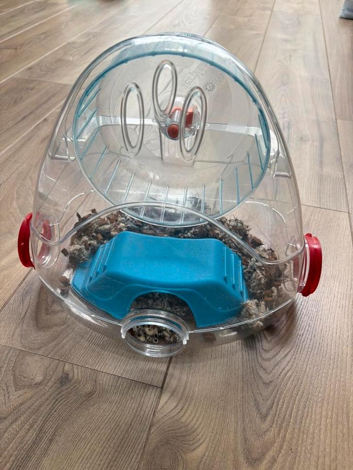 Ferplast speelhuis voor hamsterkooi past bij ferplast buizen, Dieren en Toebehoren, Knaagdieren en Konijnen | Toebehoren, Zo goed als nieuw