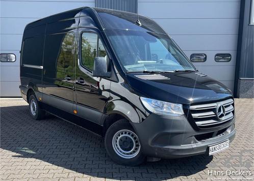 Mercedes-Benz Sprinter 316 L2H2 Zwart MBUX Trekhaak 3500kg 1, Auto's, Bestelauto's, Bedrijf, Te koop, ABS, Achteruitrijcamera