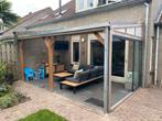 Overkapping met glazen schuifwanden, Tuin en Terras, Overkappingen, Ophalen, Zo goed als nieuw, Serre